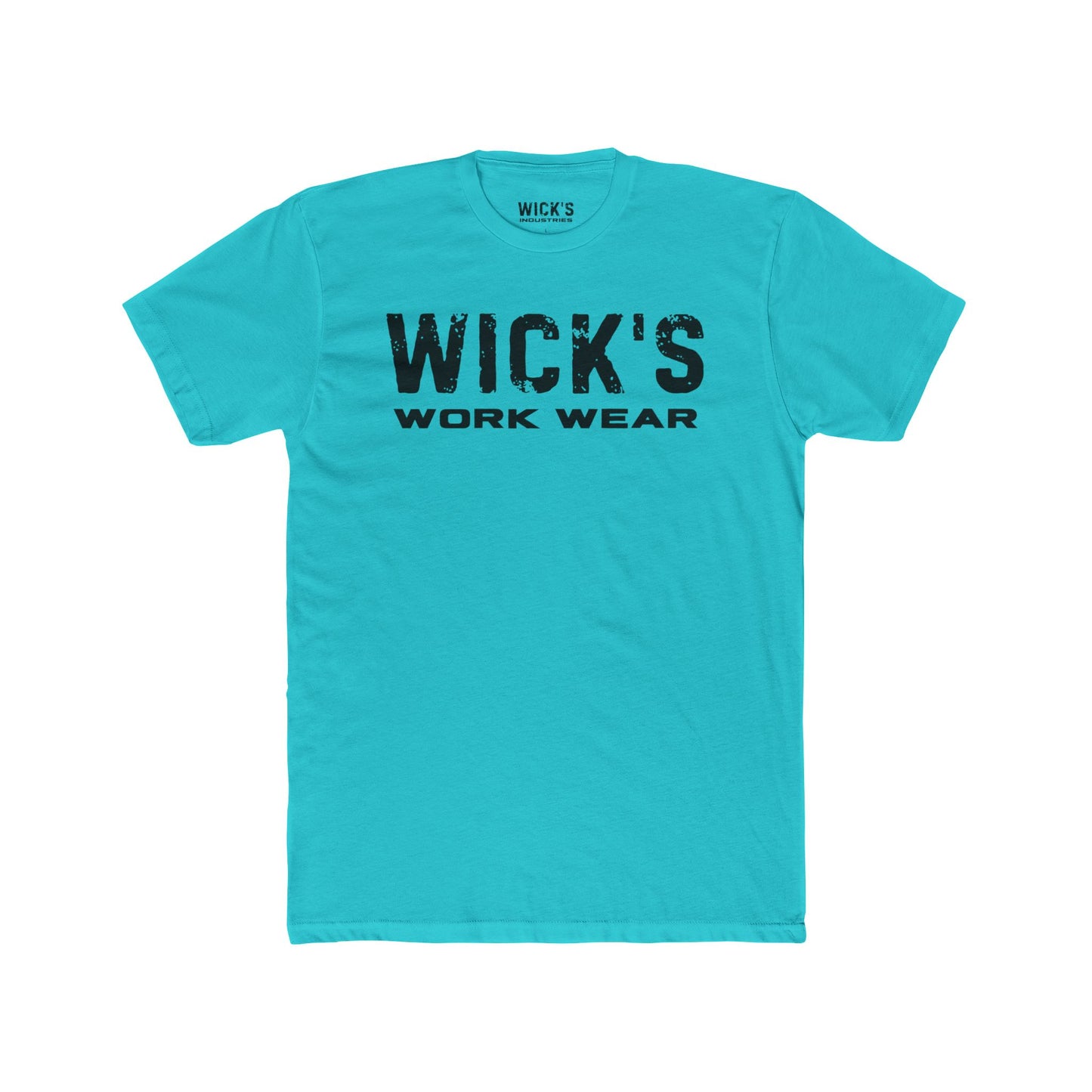 Wick's Work Wear Unisex Cotton Crew Tee - Casual and Durable Work Shirt