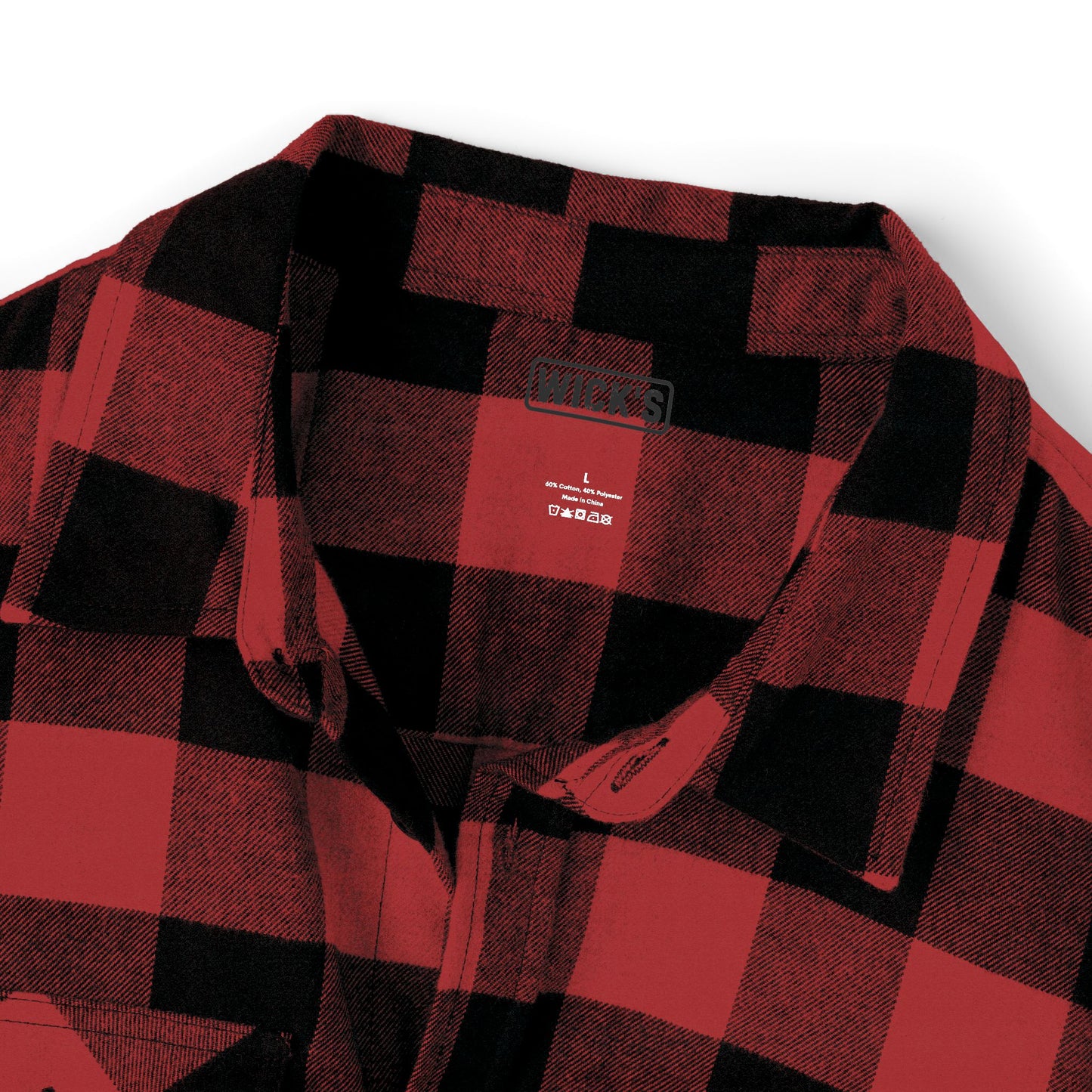 Wick's Cozy Unisex Flannel Shirt