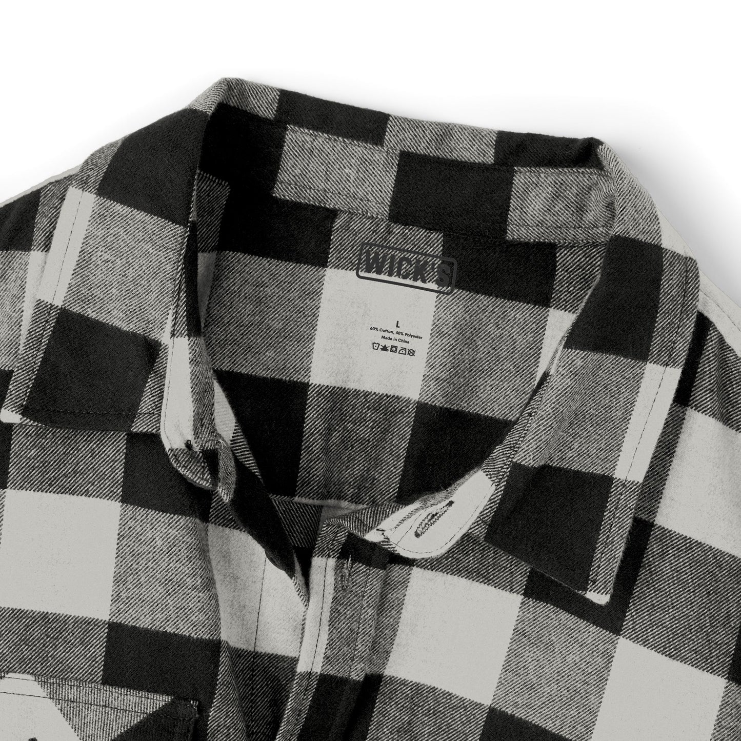 Wick's Cozy Unisex Flannel Shirt