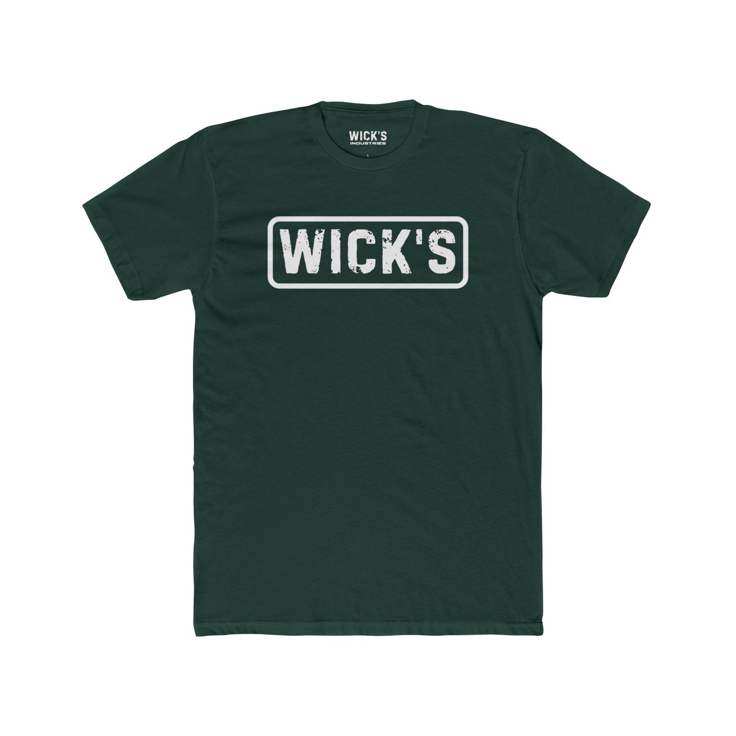 Vintage Wick's Unisex Cotton Crew Tee - Casual Style for Everyday Wear