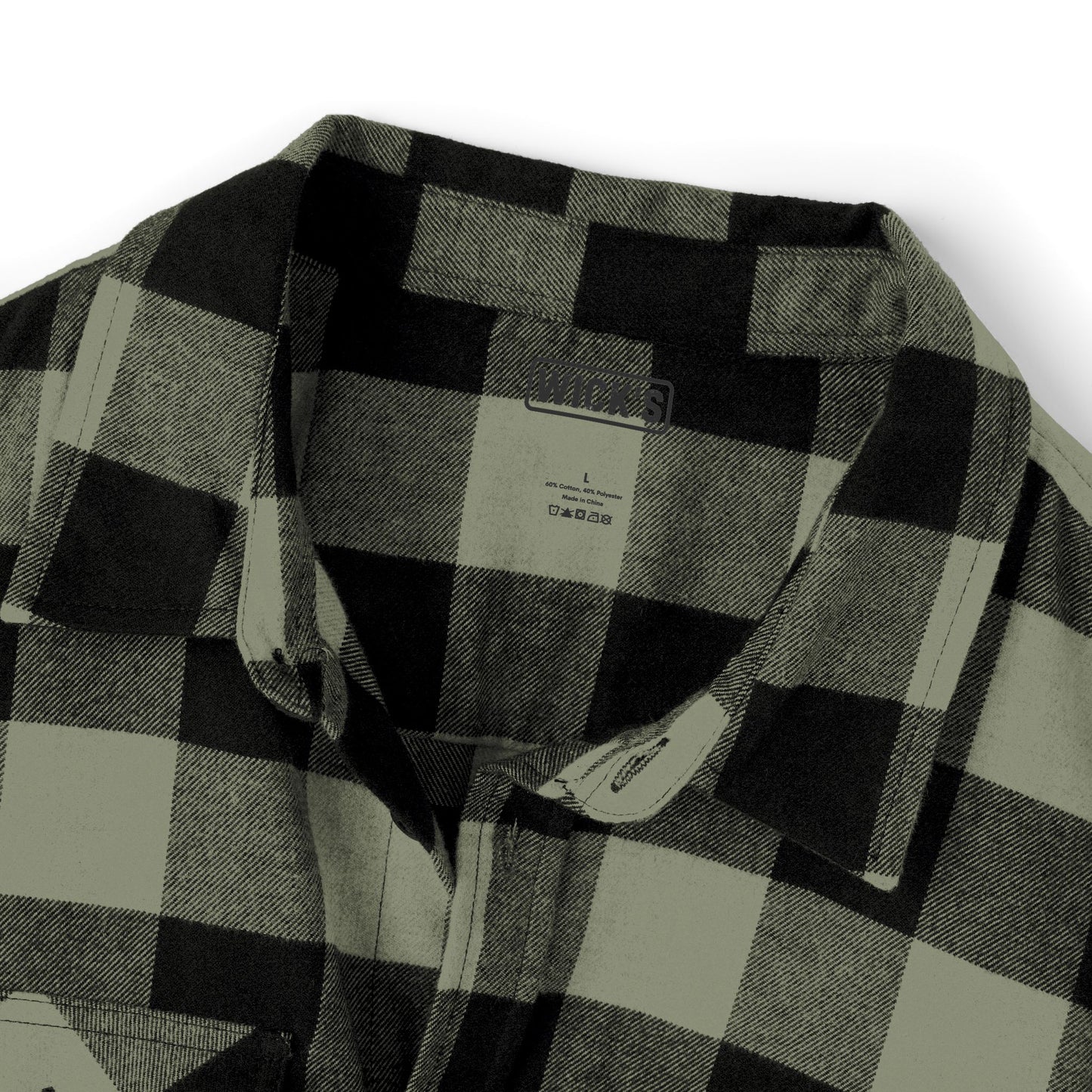 Wick's Cozy Unisex Flannel Shirt