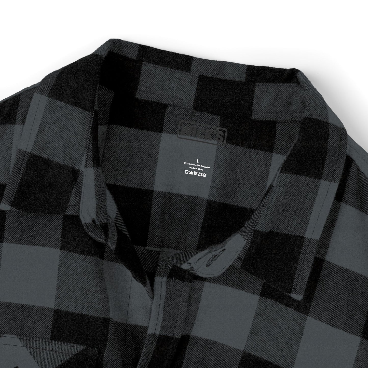Wick's Cozy Unisex Flannel Shirt