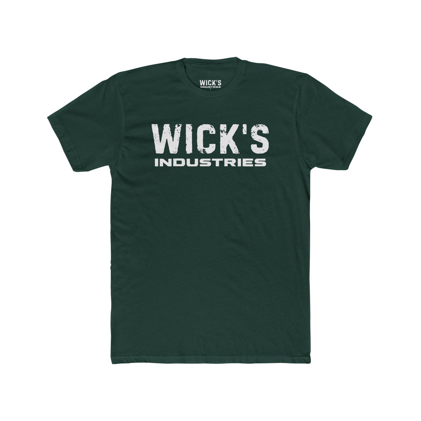 Wick's Industries Unisex Cotton Crew Tee - Soft and Comfortable Everyday Wear