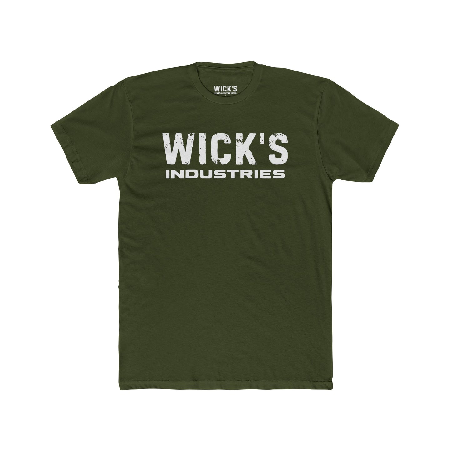 Wick's Industries Unisex Cotton Crew Tee - Soft and Comfortable Everyday Wear