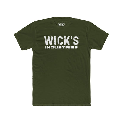 Wick's Industries Unisex Cotton Crew Tee - Soft and Comfortable Everyday Wear