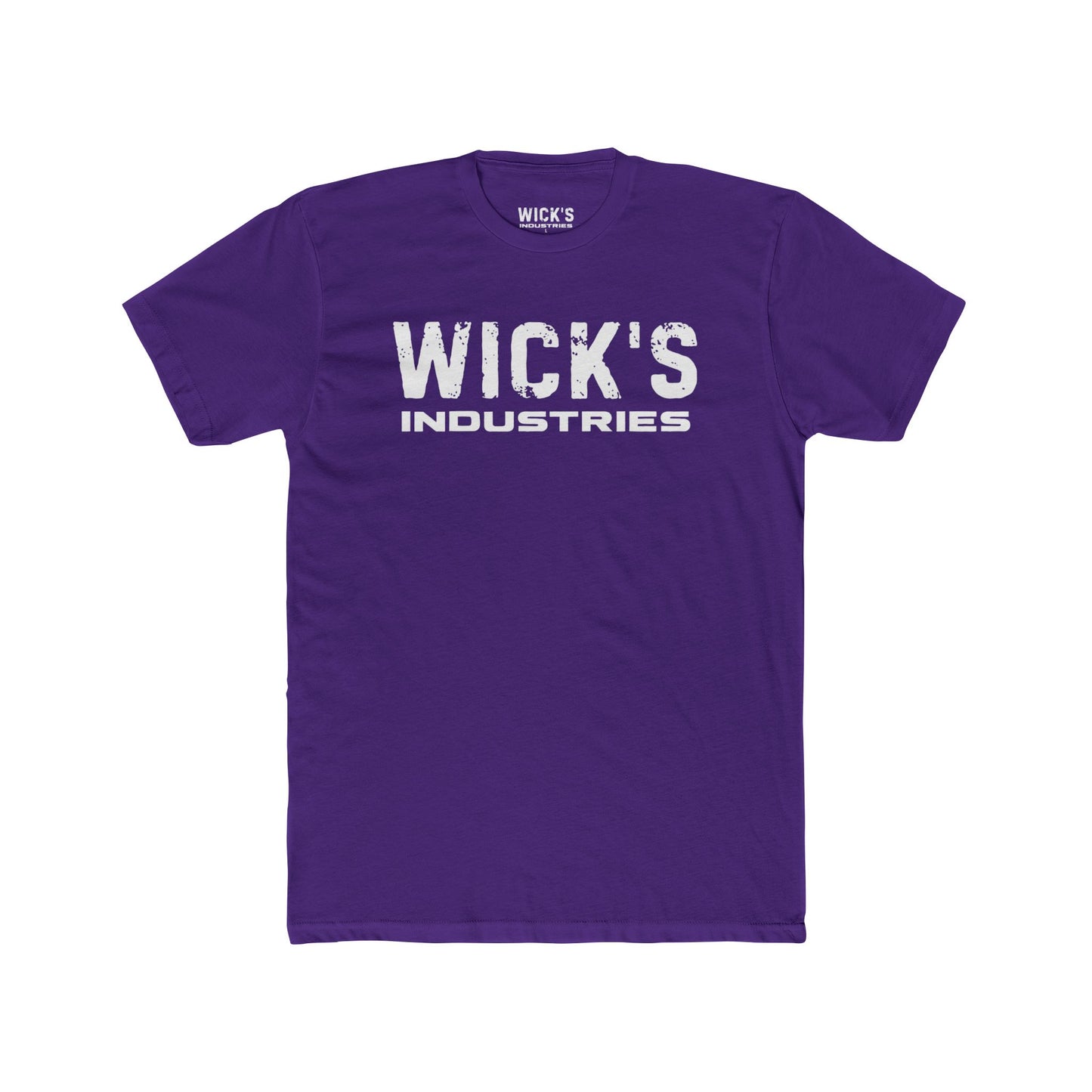 Wick's Industries Unisex Cotton Crew Tee - Soft and Comfortable Everyday Wear