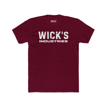 Wick's Industries Unisex Cotton Crew Tee - Soft and Comfortable Everyday Wear
